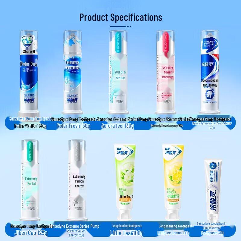 Langsali Extreme Cool Press-Type Toothpaste
