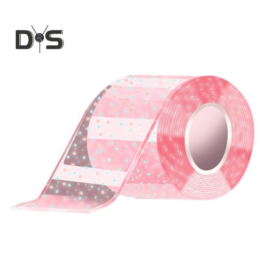 Nano Tape for DIY Bubble Toy 3m Colorful Nano Tape Glow-in-the-Dark Tape Bubble Crafts Tape for Kids Stress Relief Toy Making