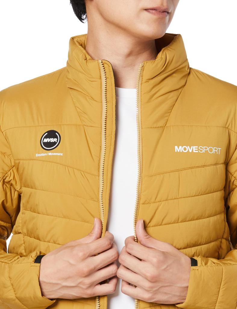 Move Sports Stand Jacket by AERO Soft BG O Descente, CAPSULE, Nylon, Lightweight, Warm, Water-Repellent, Windproof,