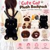 Soft Stuffed Animal Backpack Plush Cat Plush Toy Gifts Cat Plush Backpack  for Kids