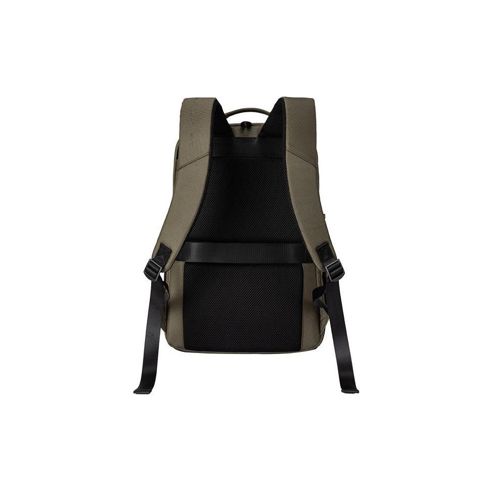 Anta Training Series CHN Zipper Closure Front Brand Print Fabric Backpack Unisex Backpack Vintage-Green 192417153-2