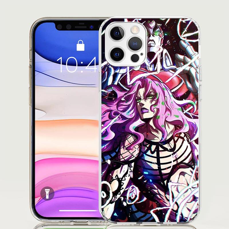 JoJo's Bizarre Adventure Hot Anime Phone Case For iPhone 17 Air 16 15 Plus 11 14 Pro Max 13 Mini 12 7 8 + SE Pattern Art Customi
