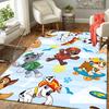 1Pc Christmas Pups Cookies Rug Office Carpet Indoor Outdoor Doormat Nonslip Soft And Comfortable Living Room Christmas Halloween Gift D91874