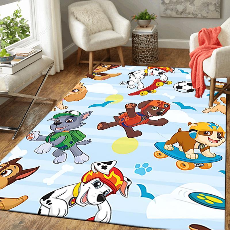1Pc Christmas Pups Cookies Rug Office Carpet Indoor Outdoor Doormat Nonslip Soft And Comfortable Living Room Christmas Halloween Gift D91874