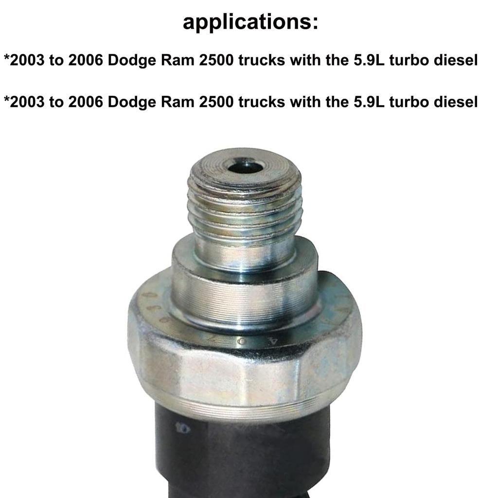 4076930 Oil Pressure Sensor Fits Cummins 2003-2006 5.9L Dodg.e Ram 2500 3500 Common Rail Engines