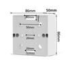 New PVC Switch Installation Box White 86 Type Switch Socket Box 33/50mm Junction Outfit Box