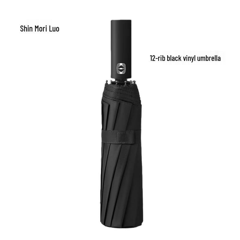 12-Rib Automatic Folding UV Protection Umbrella