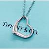 Used TIFFANY&Co. Tiffany Open Heart Necklace Silver 925 22mm