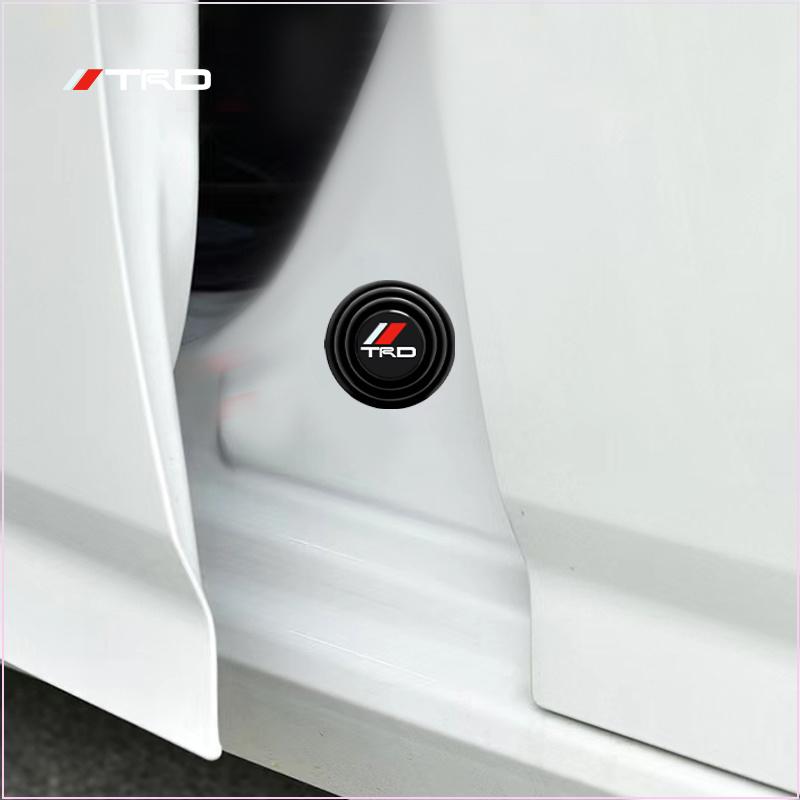 4PCS Car Door Anti-Collision Gasket Shock Absorber Sticker for Toyota TRD Corolla E150 E120 Camry TRD VIOS Avensis Land Cruiser 200