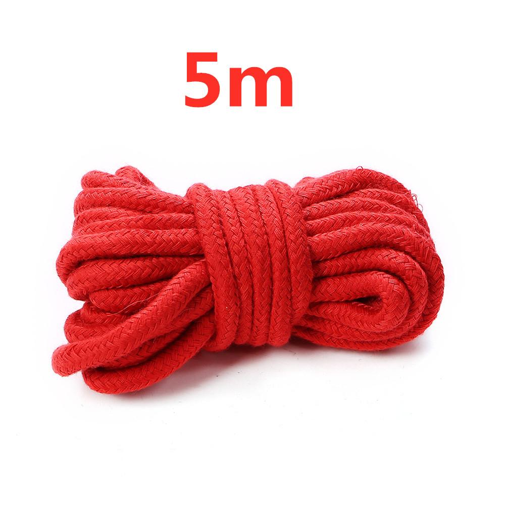 5m/10m Sex Slave Bondage Rope Thick Cotton Restraint Erotic Role Play Toys Soft Cotton Rope For Couples Adult Games