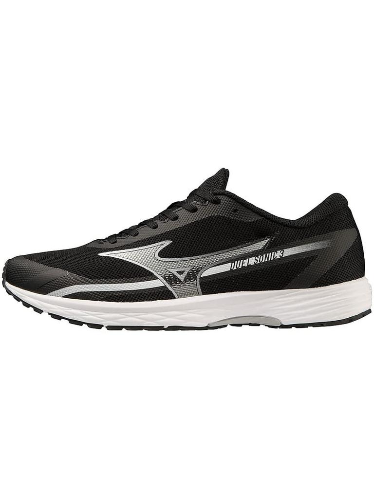 Mizuno Duel Sonic 3 Running Shoes, Black/Dark Gray/White, Size 27.5 Cm, 3E