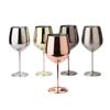 500ml  304 Stainless Steel Goblet  Beer Cup  Juice Drink Goblet  Shatterproof Party  Bar Large-Capacity Goblet Bar Metal Mug