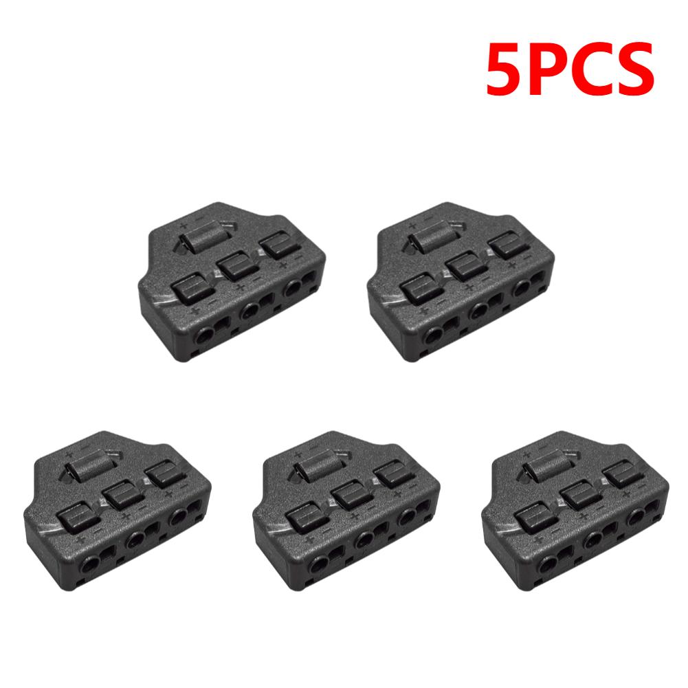 5-20Pcs Port Sharing Box 3/6 Ports Distribution Railway Train Layout Parallel Connector Line Connection Terminal Splitter Parts