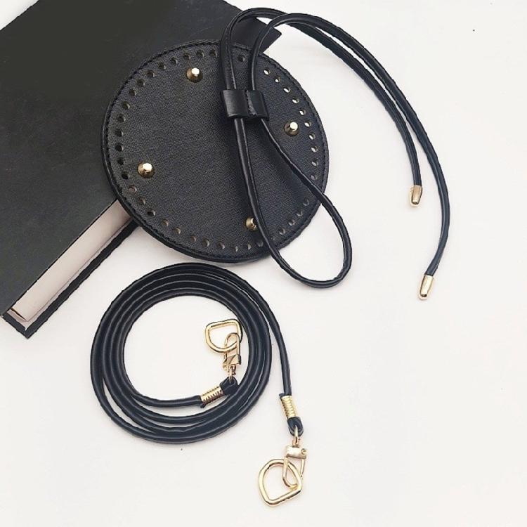 DIY Leather Handbag Making Kit Pu Leather Craft Sewing Bag Material Leather Knitting Crochet Making Set with Bag Bottom