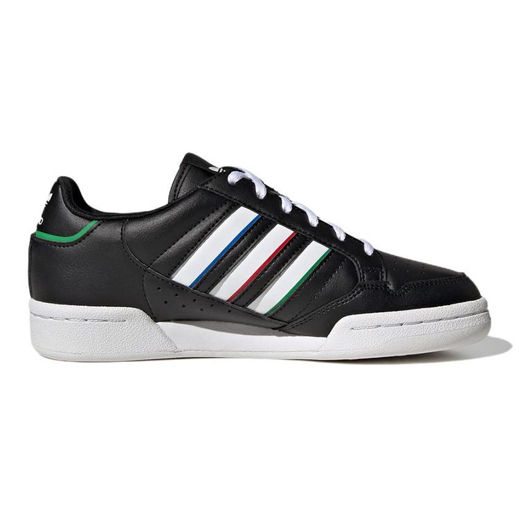 Adidas Dětské tenisky Continental 80 Stripes J Černá Bílá Živě červená Dětské tenisky Core-Black Cloud-White GW6643