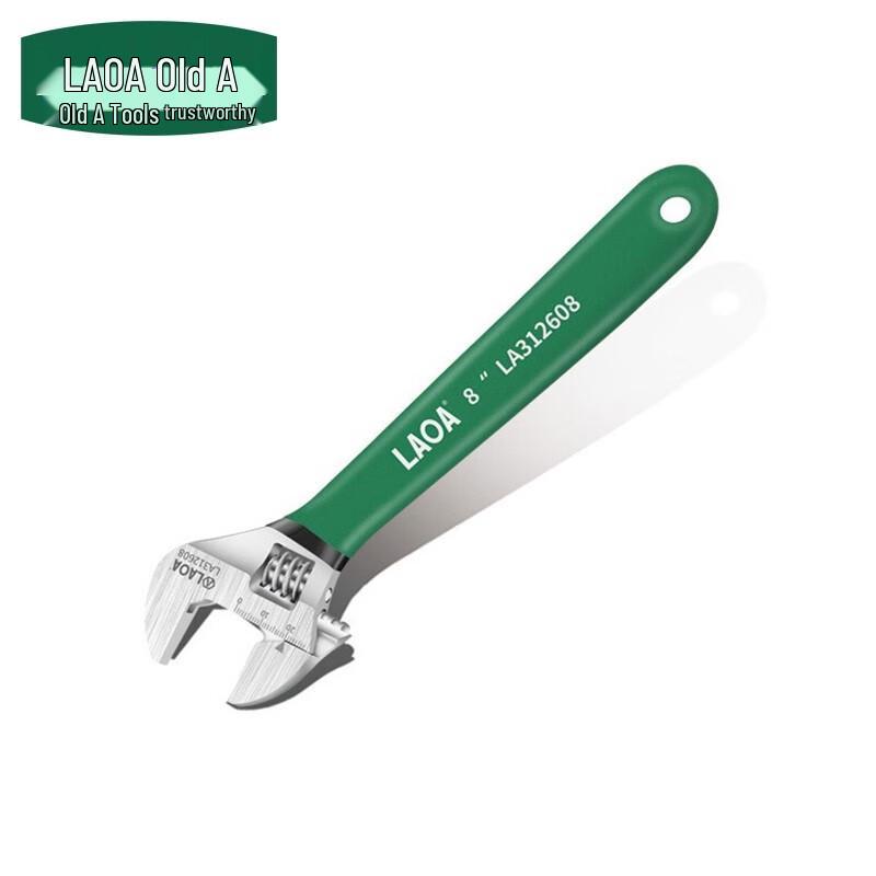 LAOA Dipped Handle Adjustable Wrench