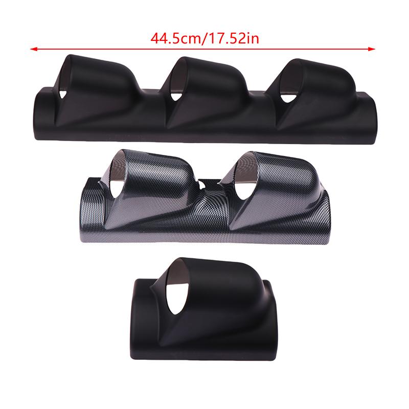 Supporto per Manometri Universale per Auto da 2 Pollici 52 Mm Nero Singolo Doppio Triplo Pod Sinistro per Auto con Guida a Sinistra per Pod da 2 Pollici 52 Mm