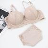 Sexy Stylish Lace Bra and Panty Set Featuring Underwire Push-up Support and Lightweight Skin-friendly Fabric