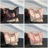 Cute Pink Butterfly Tote Bag For Daily Use Large Pu Handbag With Zipper Closure