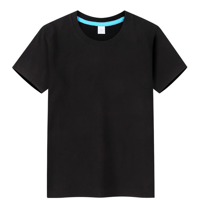 Children's T-shirt Candy Colored Short Sleeved Class Uniform Kindergarten Blank Hand Drawn