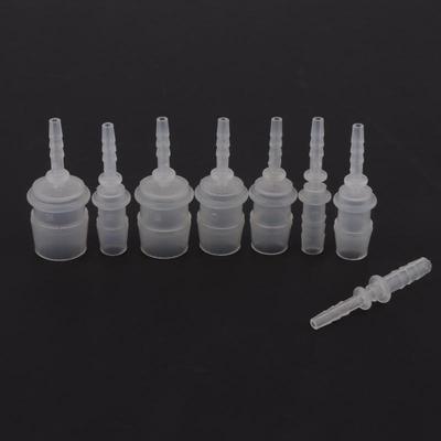 5Pcs Plastic Flexible Hose Two-way Head Connector Reducer Fitting Adapter For Water Pipe Repair Garden Aquarium Laboratory