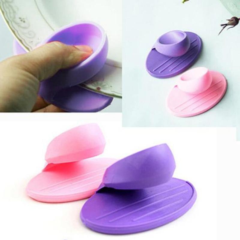 1 Pc Creative Simple Microwave Oven Mitt Silicone Hand Clip Kitchen Insulated Glove