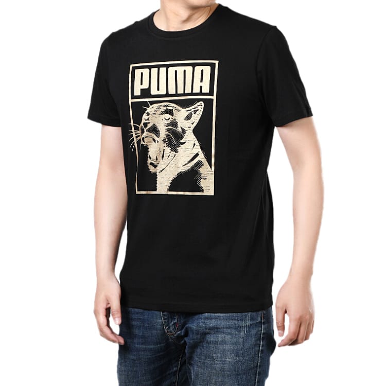 PUMA Men's Lifestyle Collection T Shirt Men's Black 598245-01
