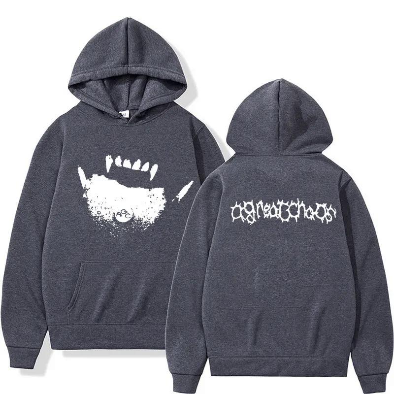 Ken Carson Agc tatsächlichen Hass TeenHoodie M темно серый