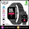 Bluetooth Calling Health Monitoring Sports Watch with Square Screen and Pedometer - I126 Model
