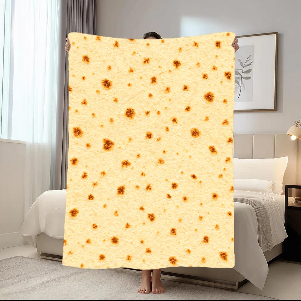 VintageSpeckleTexture Throw Short Plush Throw Blanket Soft Skin-Friendly Multi-Scene Home Office