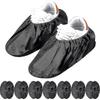 10 Pairs of Reusable Anti-Slip Shoe Covers Waterproof Boot Covers for Home Carpet Protection Machine