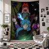 Wandbehang Sally Face Kunst Hängendes Tuch Dekorative Hintergrundabdeckung für Raumdekoration