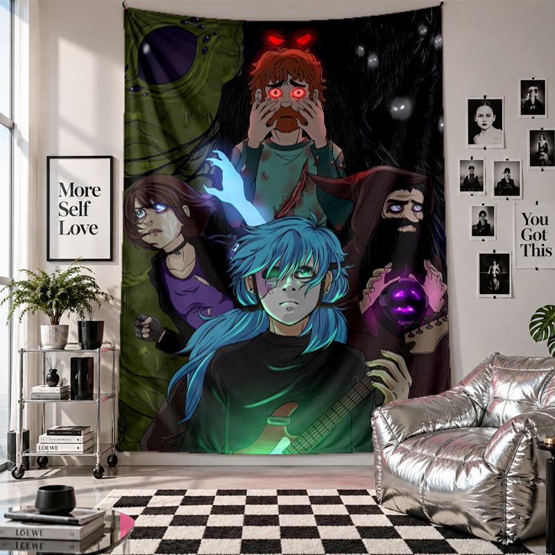 Wandbehang Sally Face Kunst Hängendes Tuch Dekorative Hintergrundabdeckung für Raumdekoration