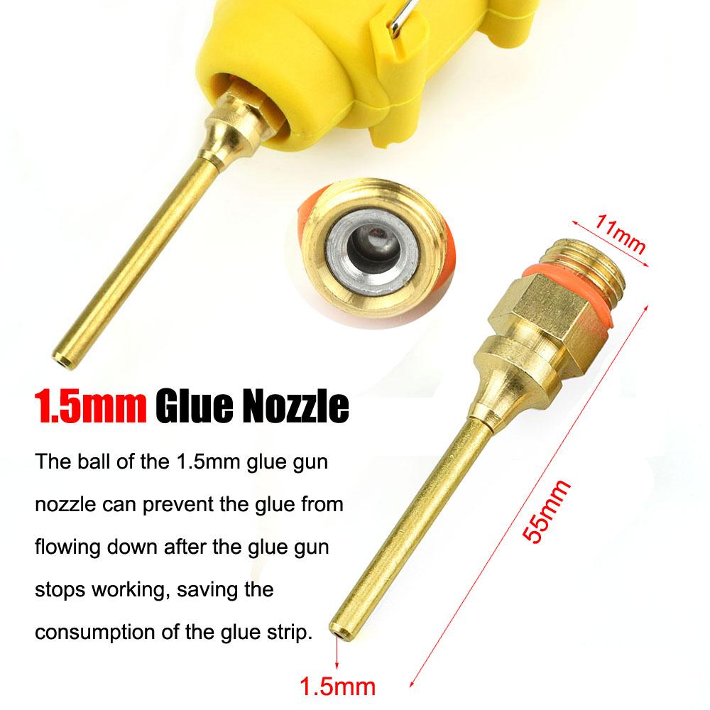 NEWACALOX 300W Hot Glue Gun Temperature Regulating Hot Melt Glue Gun with 11mm Glue Sticks/Copper Nozzle for Home DIY Tool