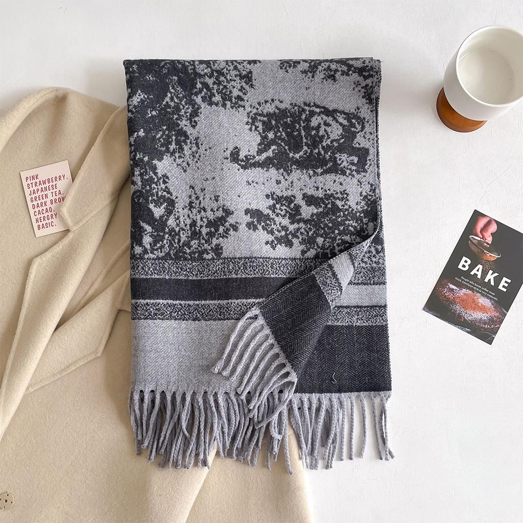 Women Winter Warm Cashmere Scarf Luxury  High Quality Pashmina Shawl Wrap Bufanda Hijab Travel Stoles Echarpe Blanket