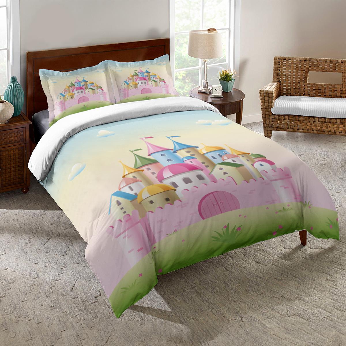 

Nice Castle Design Duvet set-single,twin.double,full,queen