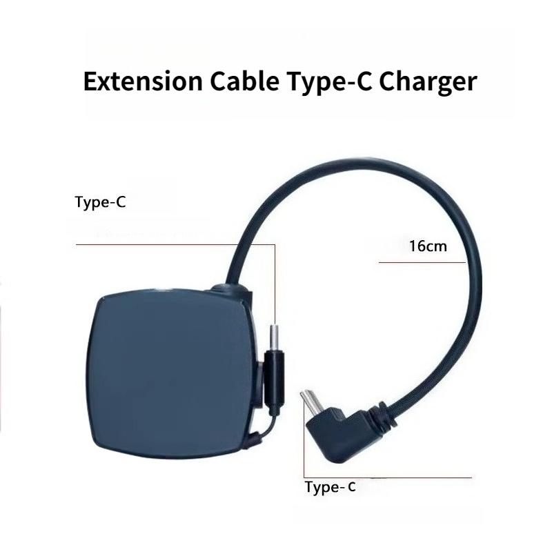 For SHUN SOON Retractable Car Charger Docking Station Fit BYD Changan Geely New Energy Vehicles Auto Fast Charging Accessories