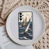 Sailing Boat Phone Case For Samsung Galaxy A 91,80,73,72,71,53,52,51,22,5G Shockproof Soft Black Cover
