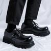 FashionSpring Män Plattform Andas Små Läderskor Nytt modetrend Mångsidig Japan Koreansk Business Casual Skor Kostym Män Skor