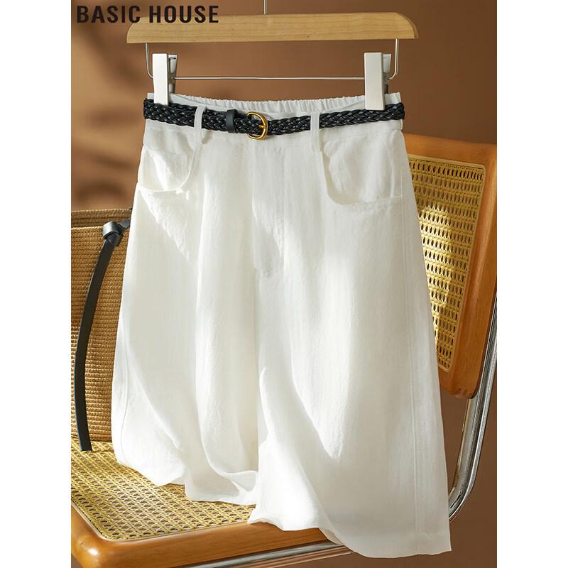 

Basic House Women s High-Waist Wide-Leg Shorts 2XL