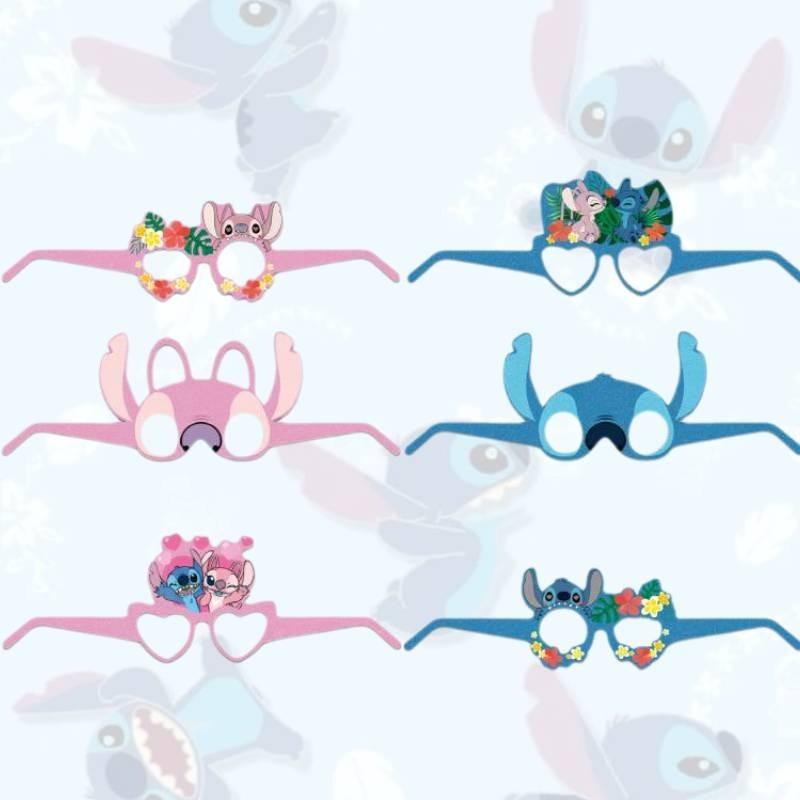 Bedårande Stitch Pappersglasögon För Roliga Sommarstrandfester Och Födelsedagsfiranden
