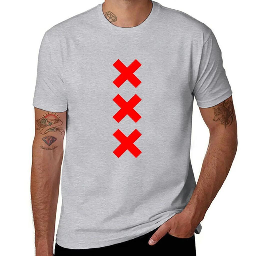 Amsterdam XXX Logo TShirt Oversized T Shirt Graphic Tee Shirt Sweat Plus Sizes Unisexs T Shirts