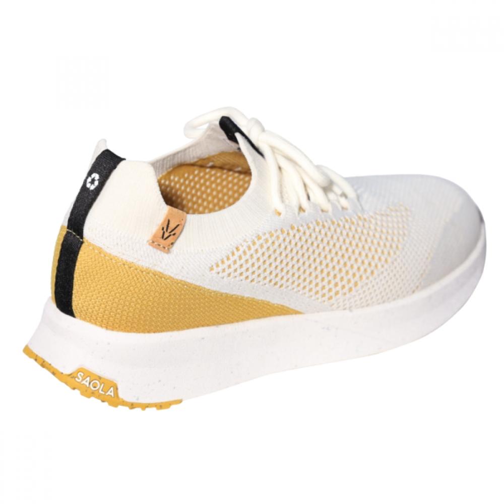 Saola Women Sneaker White   Gold