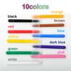 Hot Sale 10 Colors Non-Mess Crayons for Toddlers Safe Art Supplies Coloring Drawing Set Back to School Kindergarten Stationery