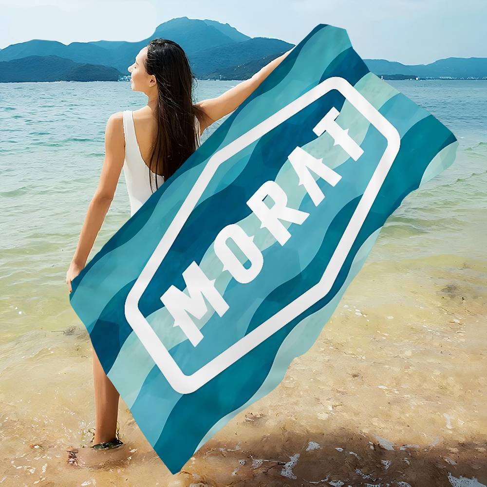 Band M-Morat Beach Towel Colorful Bath Towels For Girl Microfiber Quick Dry Custom Sand Free Beach Yoga Spa Gym Pool