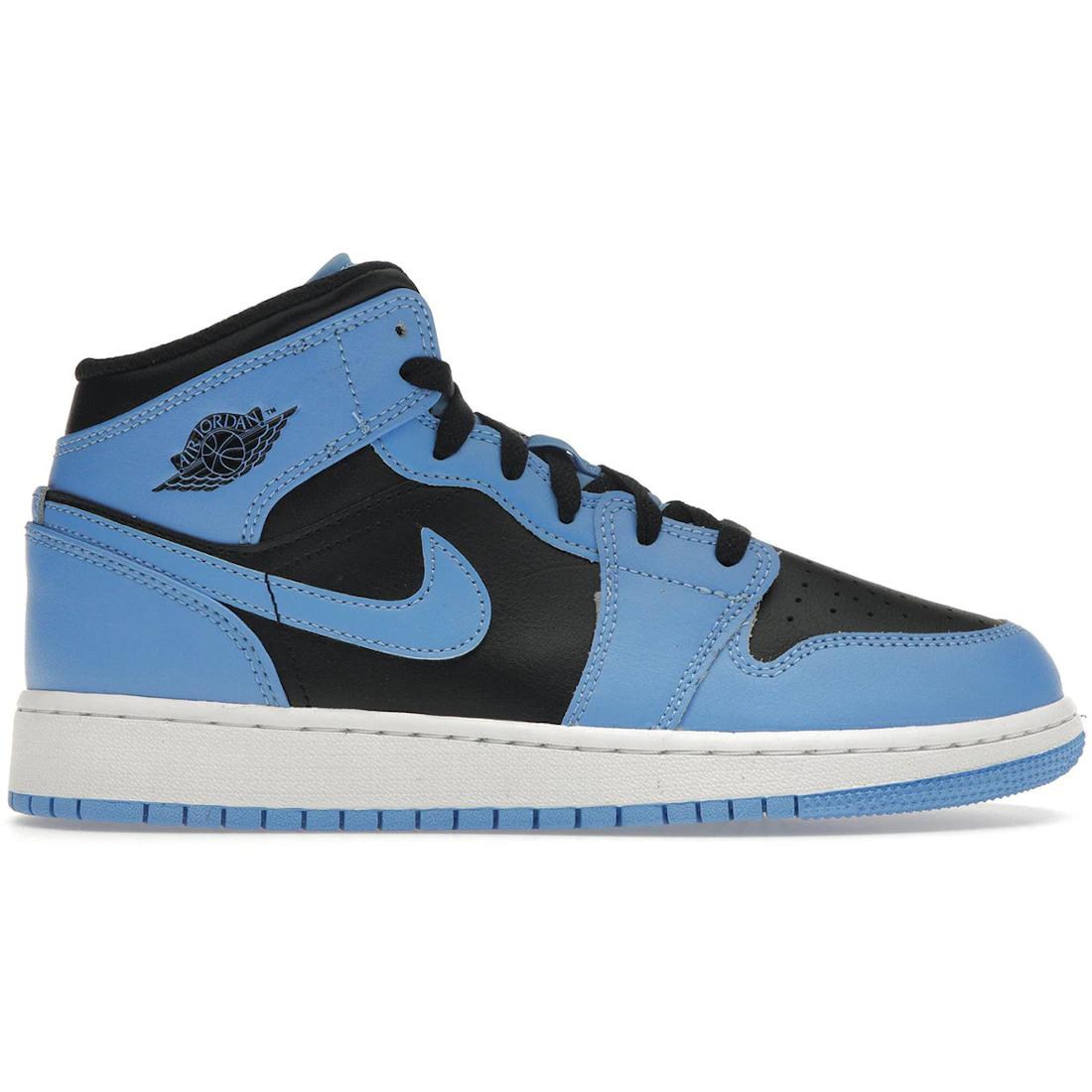 

Sneaker Jordan 1 Mid University Blue Black (GS)(DQ8423-401) 38.5
