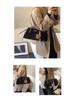 Women's Retro Minimalist Underarm Bag - 2025 Autumn/Winter Fashion, Large Capacity Handbag for Commute