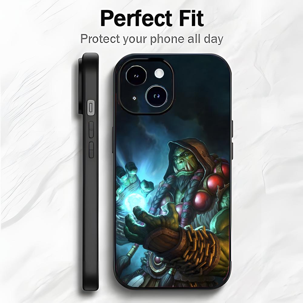 

Fun Card Game H-Hearthstone Heroes Of Warcraft Phone Case Phone Case Soft Packaging Lightweight For iPhone17 16 15 14 13ProMax iphone12promax