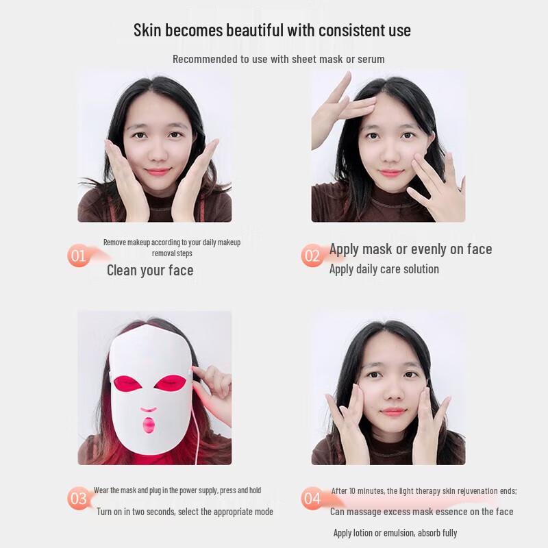K·SKIN LED Light Therapy Facial Mask