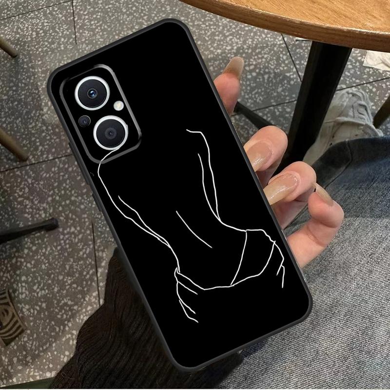 Sexy Nude Women Art For OPPO Reno 11F 12F 13F 14F 8T 10 11 12 13 14 Pro 8 7 Lite OPPO Find X8 X6 X5 X9 Pro Case